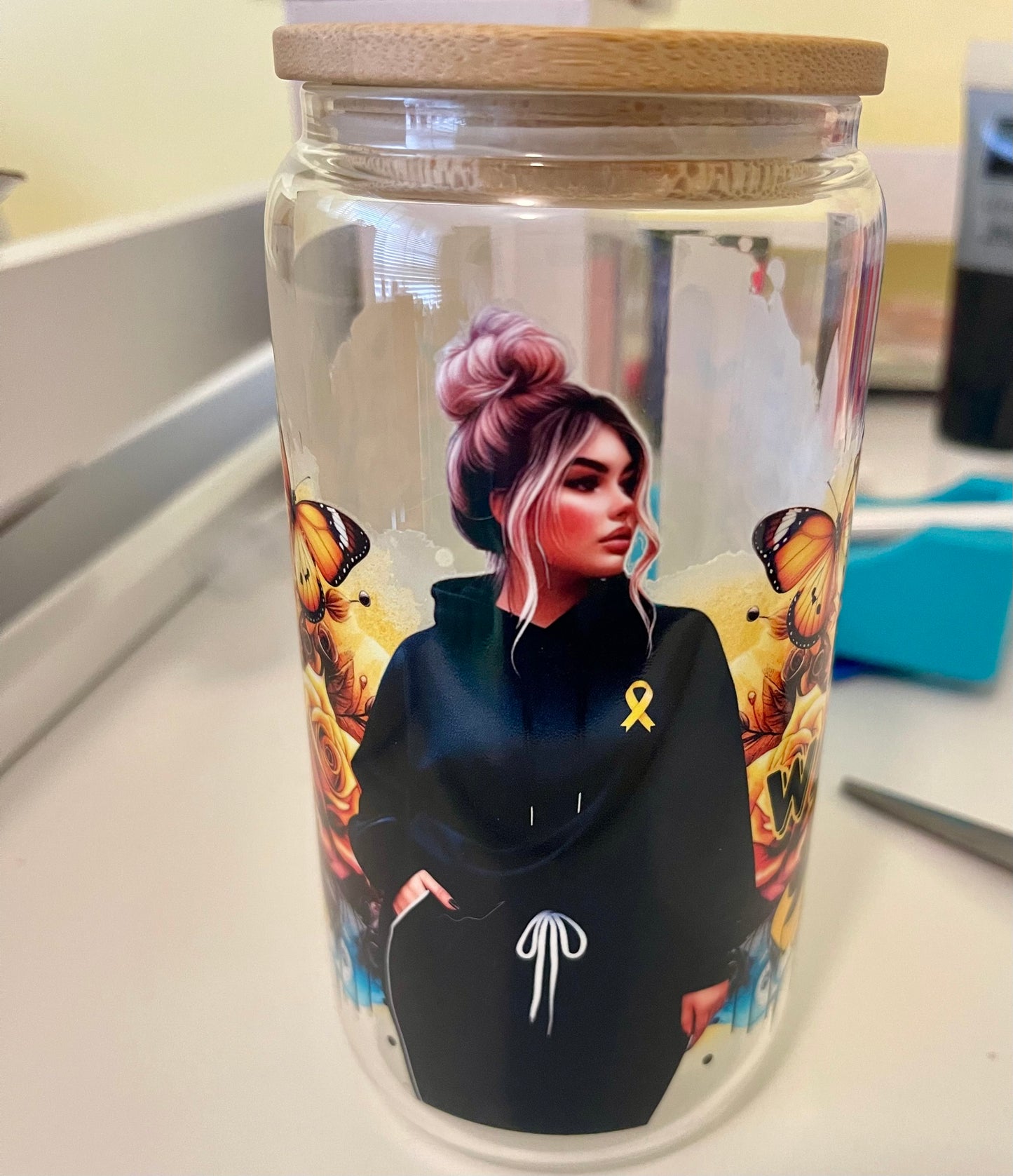 Endo Warrior Glass can