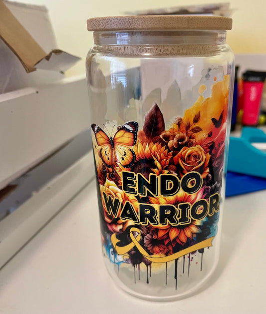 Endo Warrior Glass can