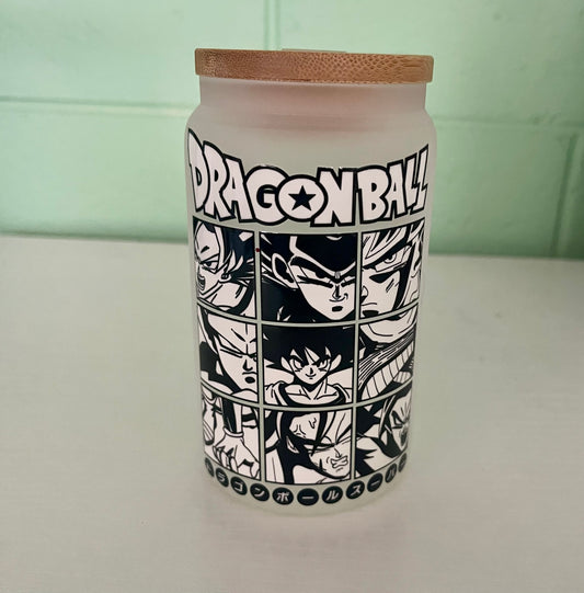 Dragon ball 12oz glass cup