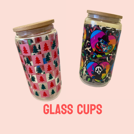 Custom Glass cup