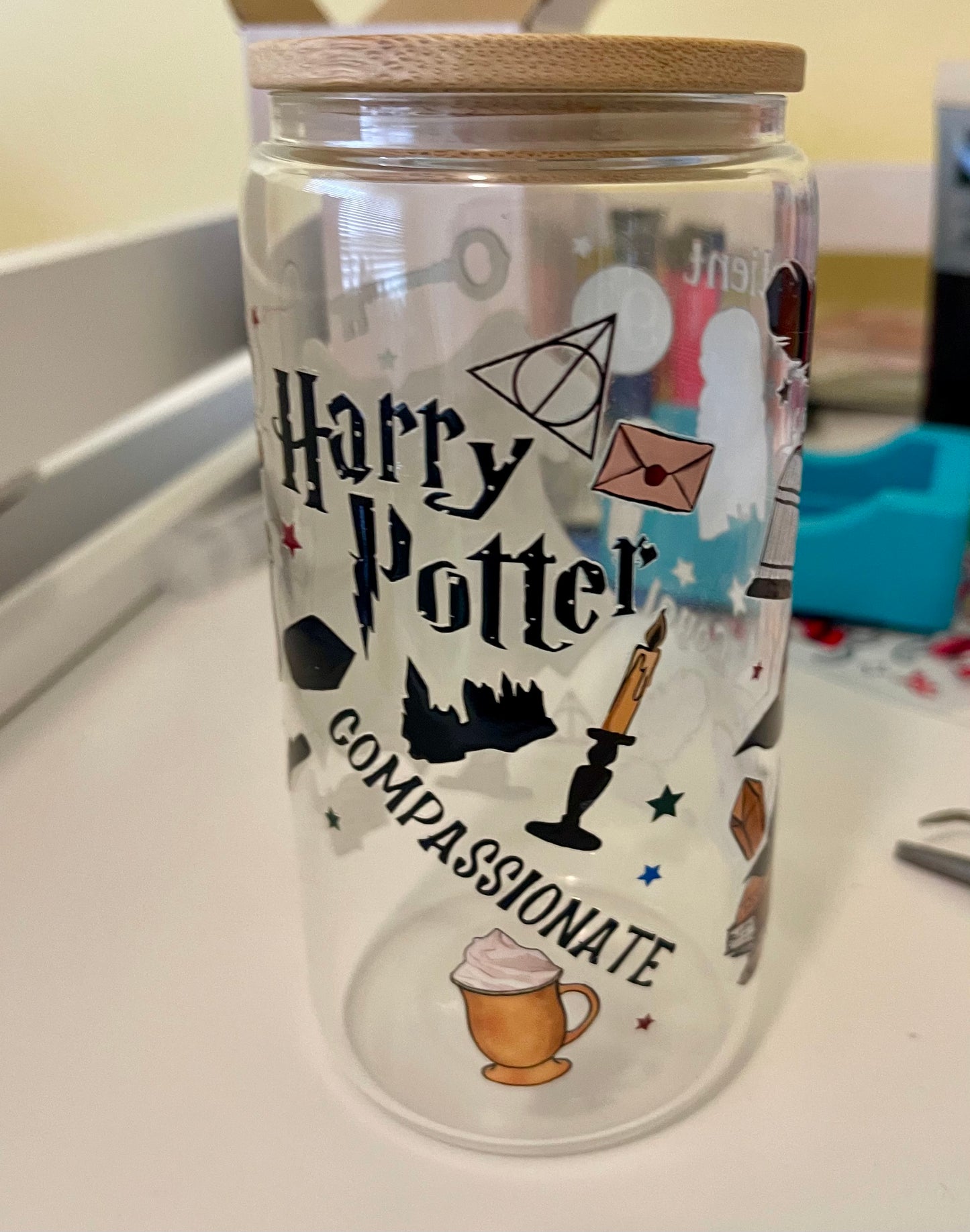Harry Potter Glass can