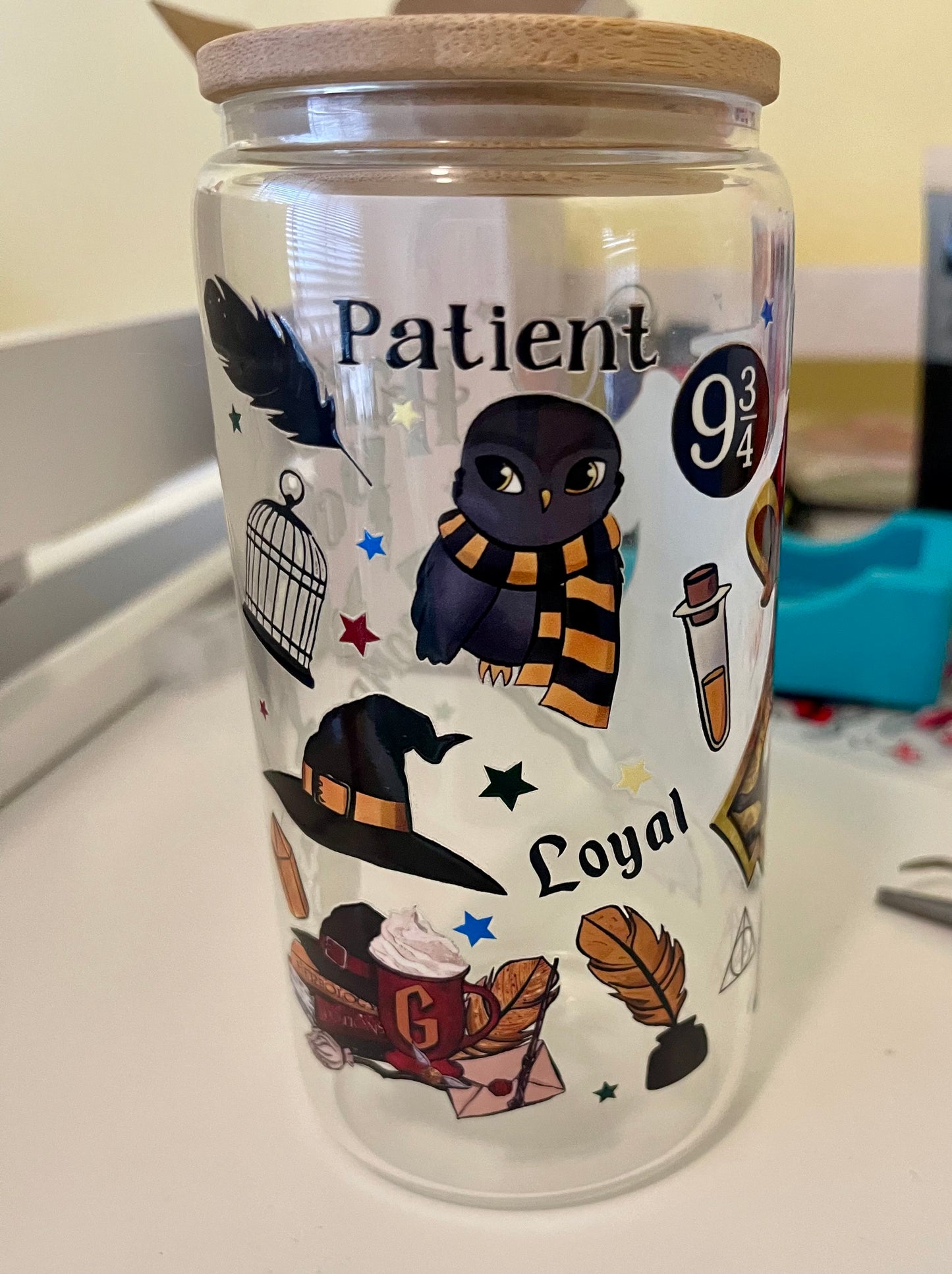 Harry Potter Glass can